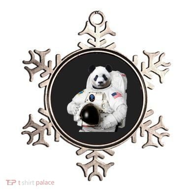 Space Panda USA Astronaut Ornament