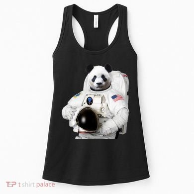 Space Panda USA Astronaut Women's Tank Top