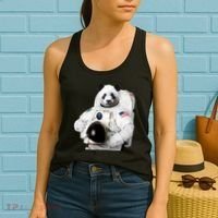 Space Panda USA Astronaut Women's Tank Top thumb 2