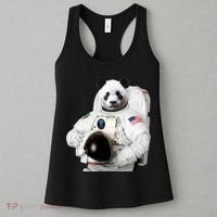 Space Panda USA Astronaut Women's Tank Top thumb 3