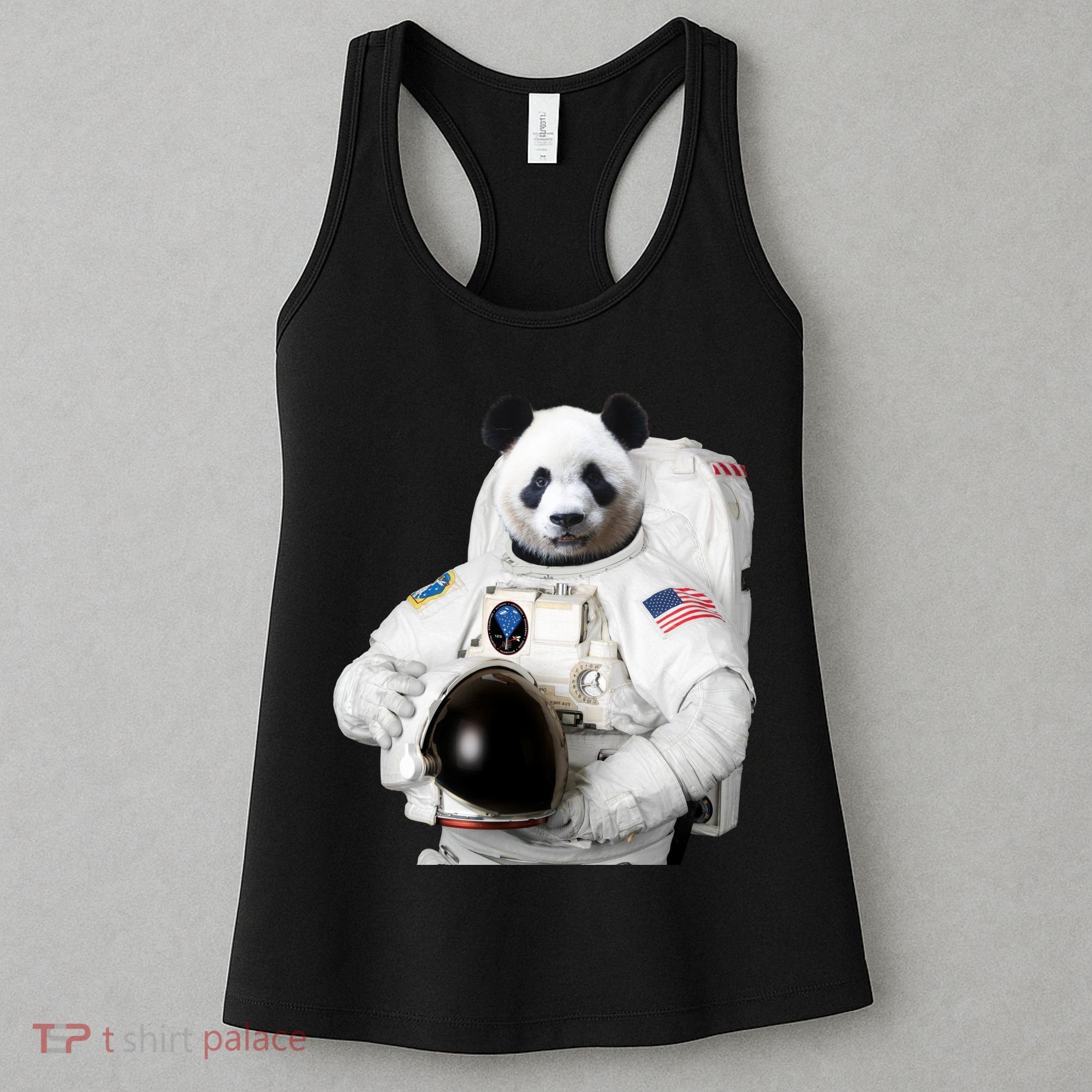 Space Panda USA Astronaut Women's Tank Top