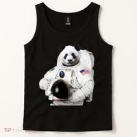 Space Panda USA Astronaut Tank Top thumb 2