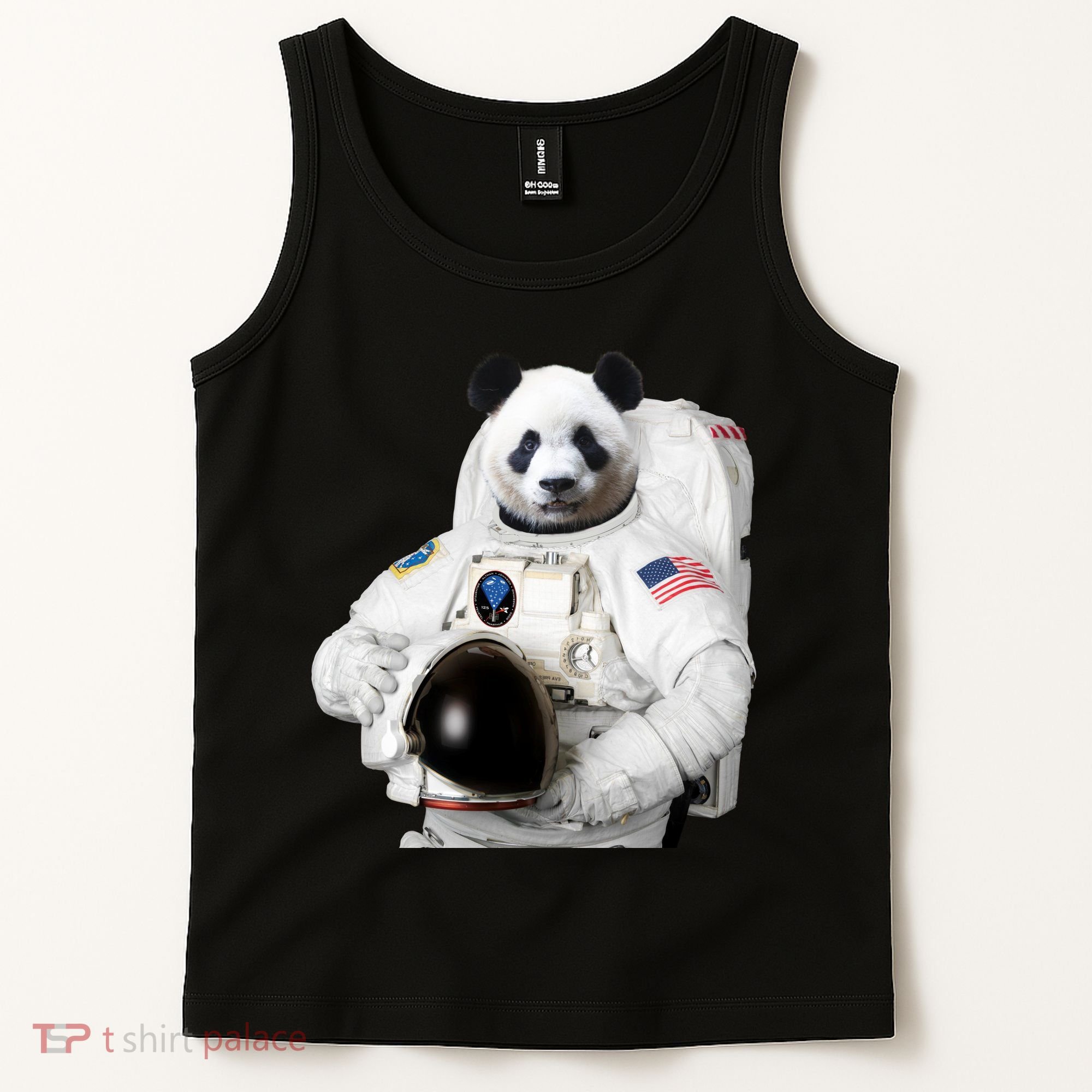 Space Panda USA Astronaut Tank Top