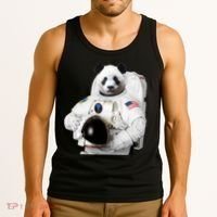 Space Panda USA Astronaut Tank Top thumb 3