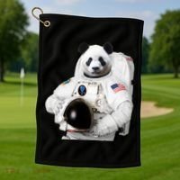 Space Panda USA Astronaut Golf Towel thumb 1