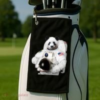 Space Panda USA Astronaut Golf Towel thumb 2