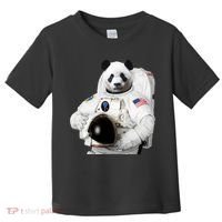 Space Panda USA Astronaut Toddler T-Shirt thumb 0