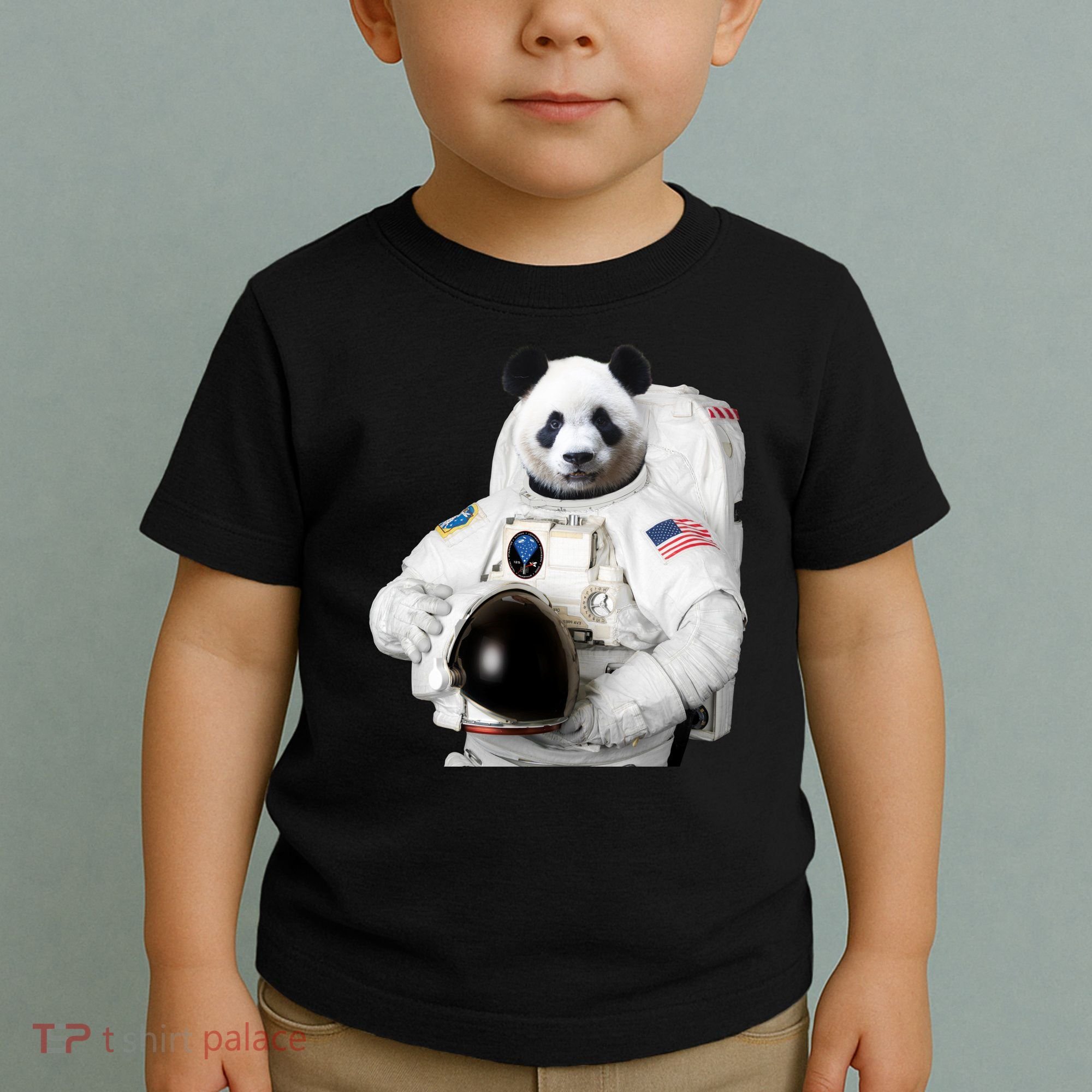 Space Panda USA Astronaut Toddler T-Shirt