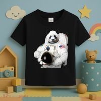 Space Panda USA Astronaut Toddler T-Shirt thumb 3