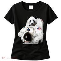 Space Panda USA Astronaut Women's T-Shirt thumb 0