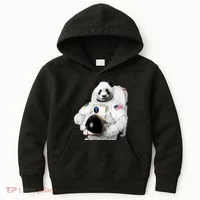Space Panda USA Astronaut Kids Hoodie thumb 0