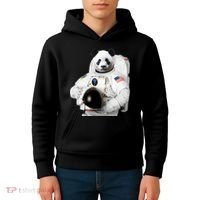 Space Panda USA Astronaut Kids Hoodie thumb 4