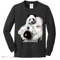 Space Panda USA Astronaut Kids Long Sleeve Shirt thumb 0