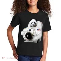 Space Panda USA Astronaut Kids T-Shirt thumb 2