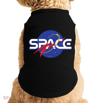 Space Retro logo Doggie Tank