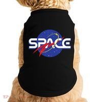 Space Retro logo Doggie Tank thumb 0