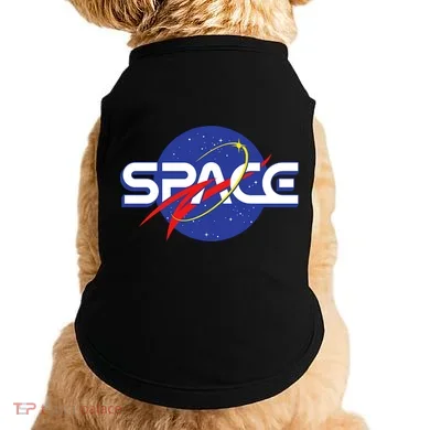 Space Retro logo Doggie Tank