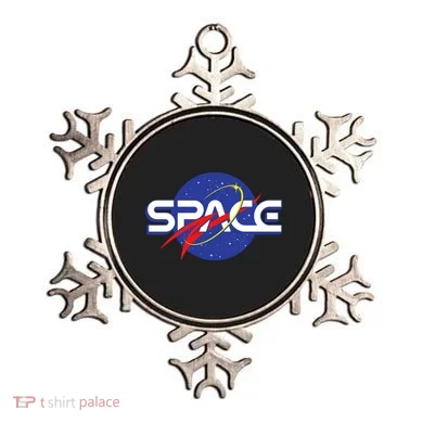 Space Retro logo Ornament