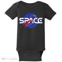 Space Retro logo Baby Bodysuit thumb 0