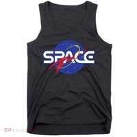 Space Retro logo Tank Top thumb 0