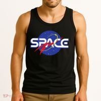 Space Retro logo Tank Top thumb 3