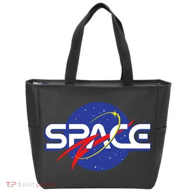 Space Retro logo Tote Bag