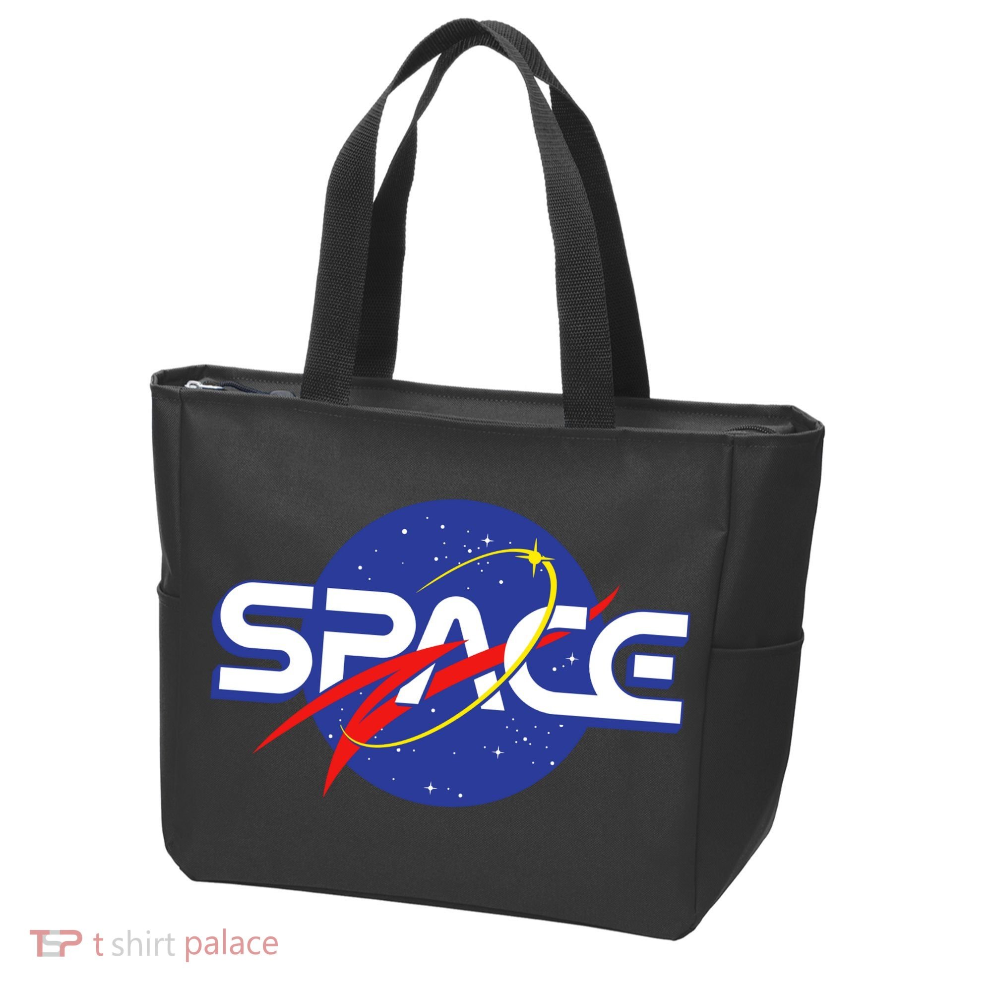 Space Retro logo Tote Bag