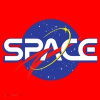 Space Retro logo Santa Hat thumb 1