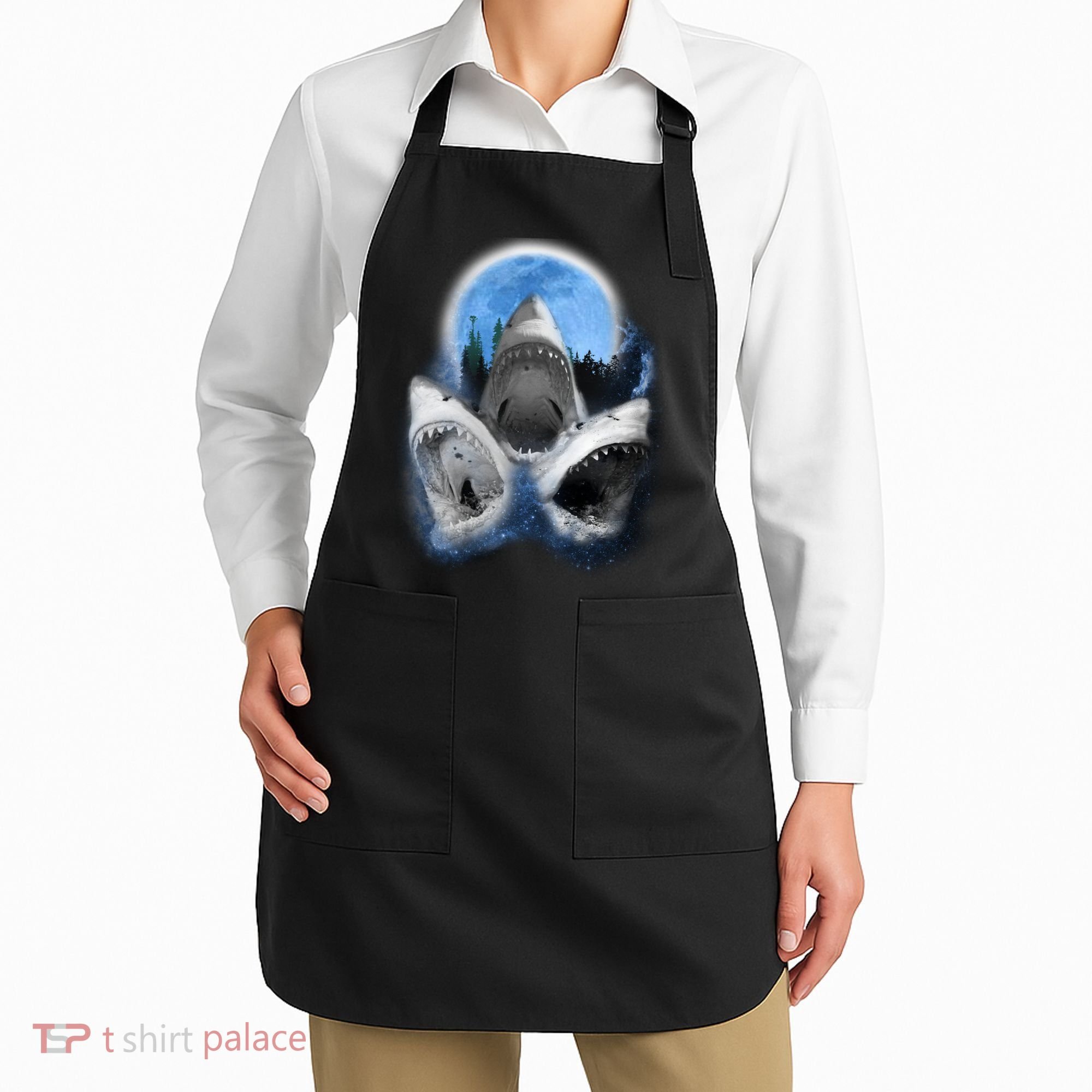 Space Sharks Universe Trio Apron