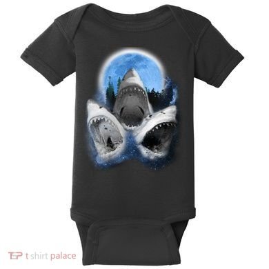 Space Sharks Universe Trio Baby Bodysuit