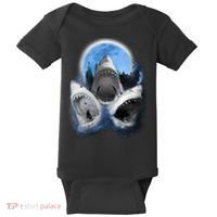 Space Sharks Universe Trio Baby Bodysuit thumb 0