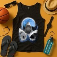 Space Sharks Universe Trio Tank Top thumb 4