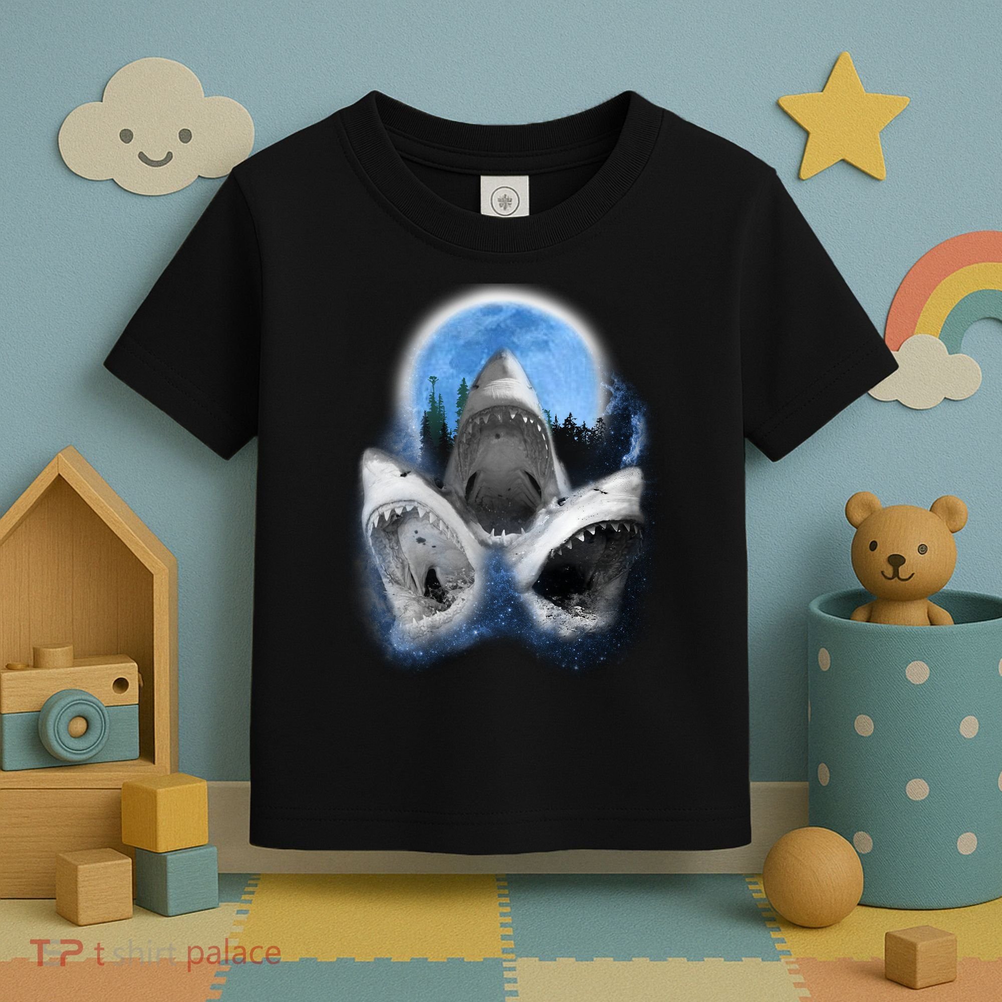 Space Sharks Universe Trio Toddler T-Shirt