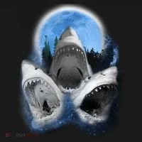 Space Sharks Universe Trio Women's Long Sleeve Shirt thumb 2