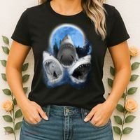 Space Sharks Universe Trio Women's T-Shirt thumb 2