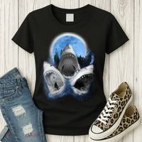 Space Sharks Universe Trio Women's T-Shirt thumb 3