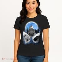 Space Sharks Universe Trio Women's T-Shirt thumb 4