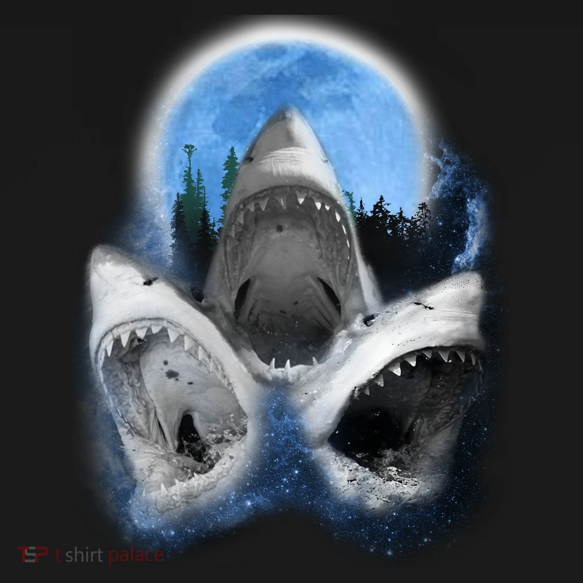 Space Sharks Universe Trio Tote Bag