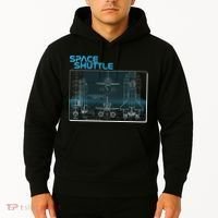 Space Shuttle Diagram Blueprint Hoodie thumb 2