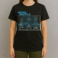 Space Shuttle Diagram Blueprint T-Shirt thumb 4