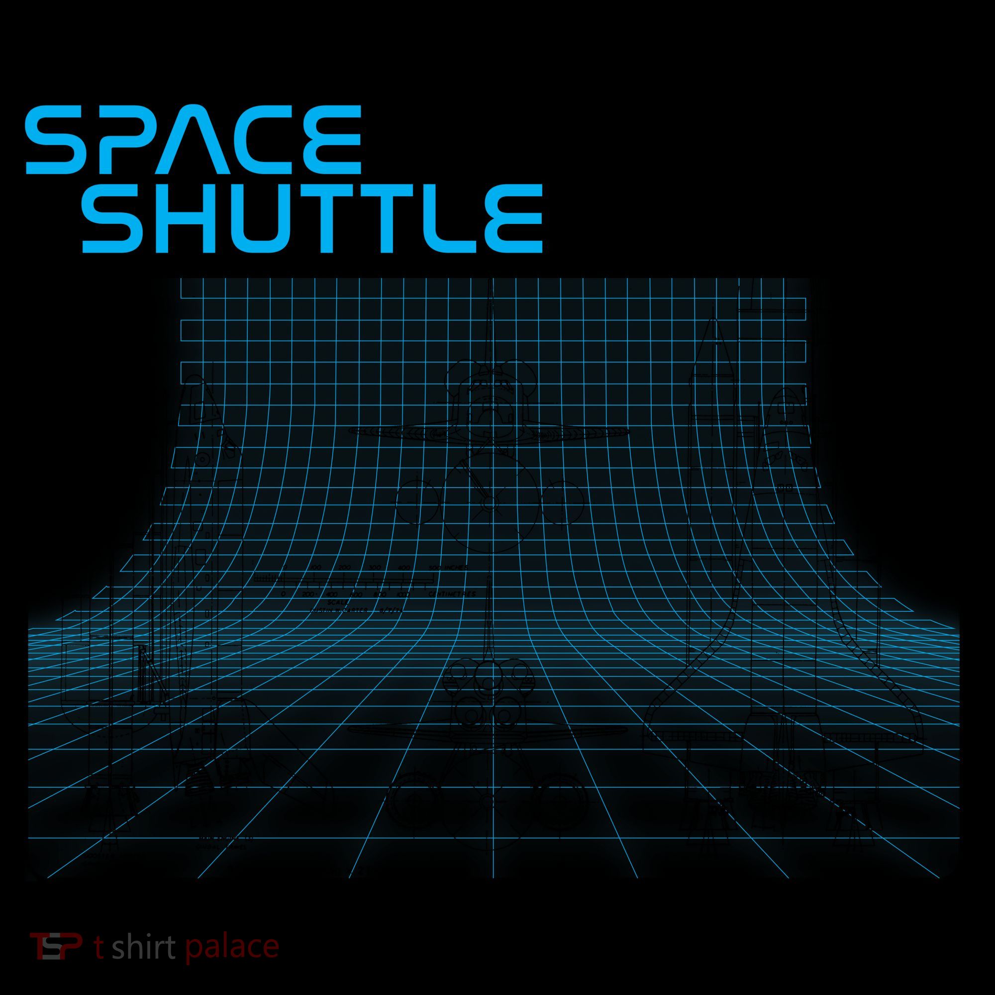 Space Shuttle Diagram Blueprint Coffee Mug