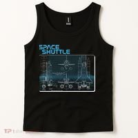 Space Shuttle Diagram Blueprint Tank Top thumb 2