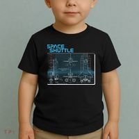Space Shuttle Diagram Blueprint Toddler T-Shirt thumb 2