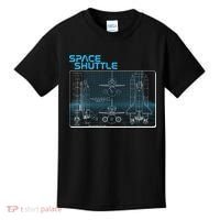 Space Shuttle Diagram Blueprint Kids T-Shirt thumb 0