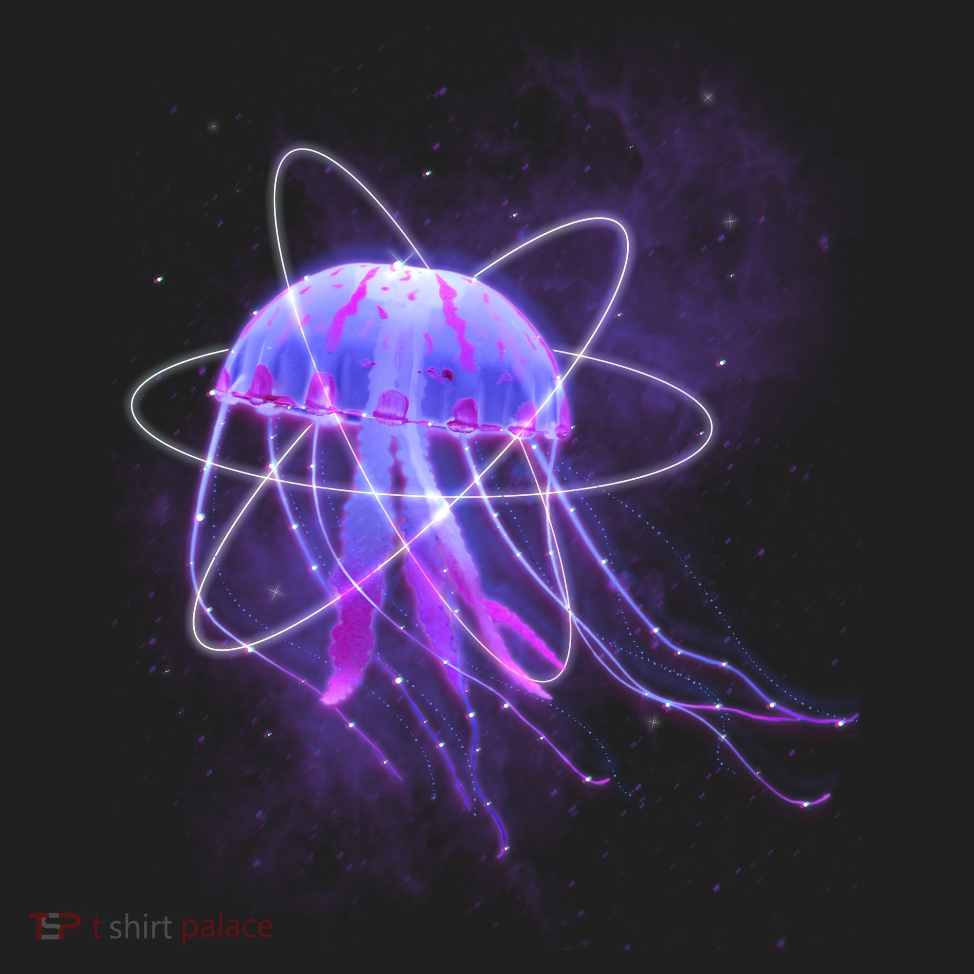 Space Trippy  Jellyfish Women's Sweatshirt
