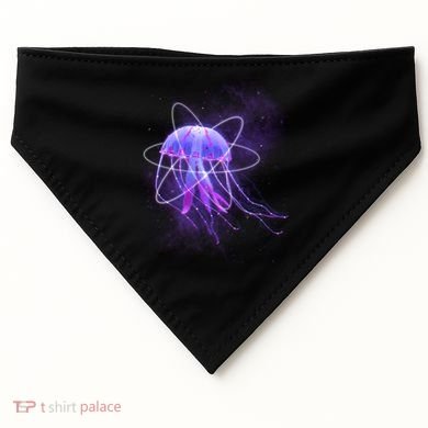 Space Trippy  Jellyfish USA-Made Doggie Bandana