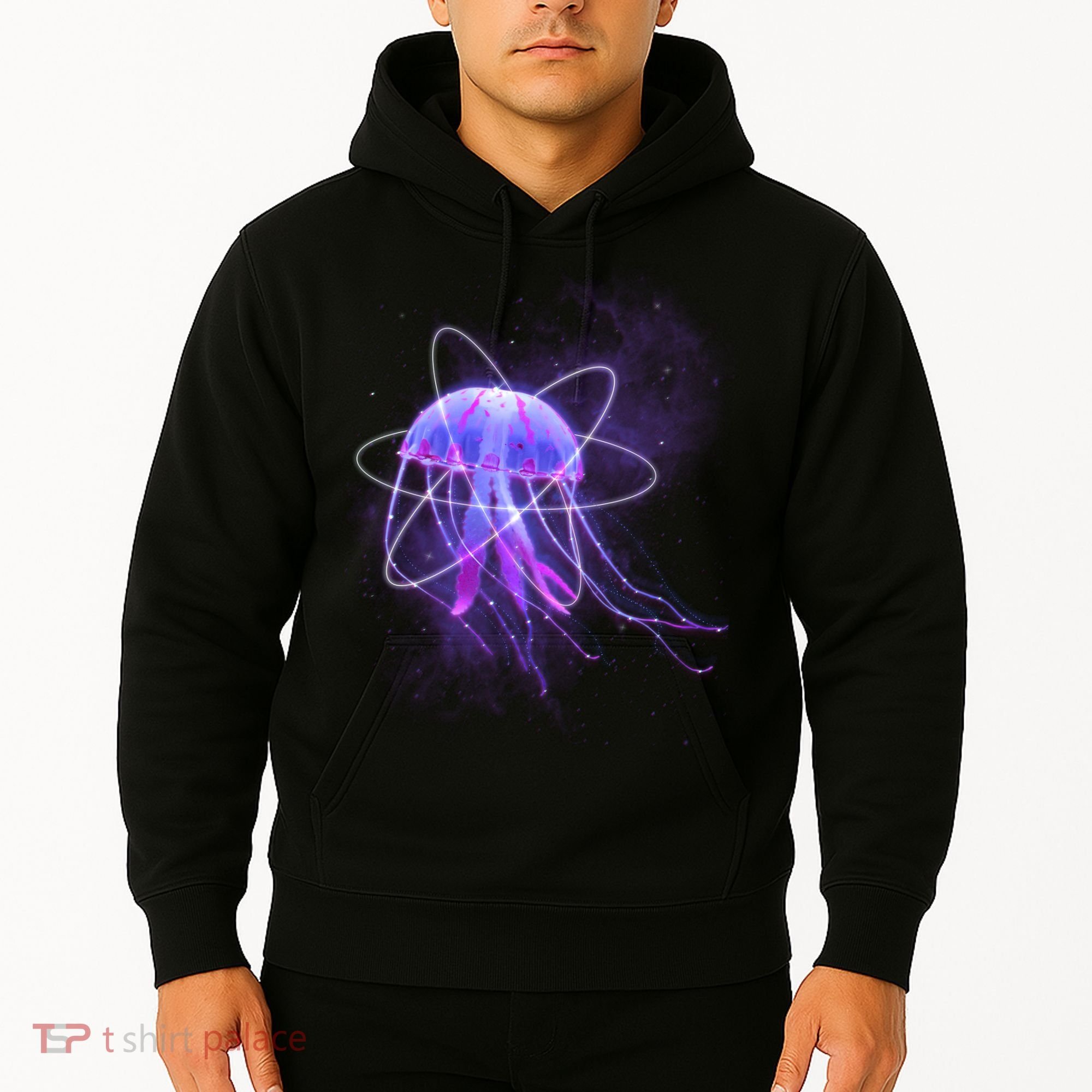 Space Trippy  Jellyfish Hoodie