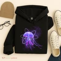 Space Trippy  Jellyfish Hoodie thumb 4