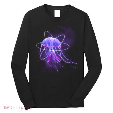 Space Trippy Jellyfish Long Sleeve Shirt