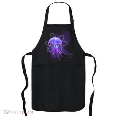 Space Trippy  Jellyfish Apron